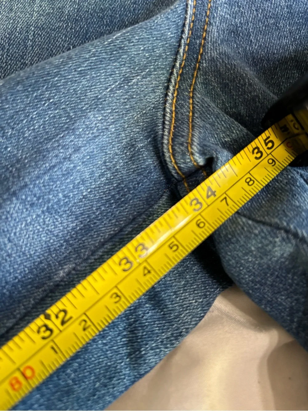 SPANX Wide Leg Jeans in Blue Wash